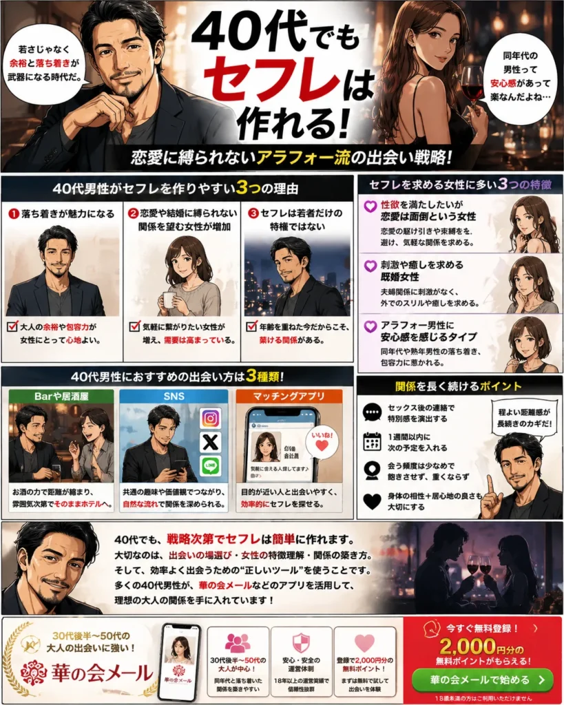 40代セフレのまとめ画像